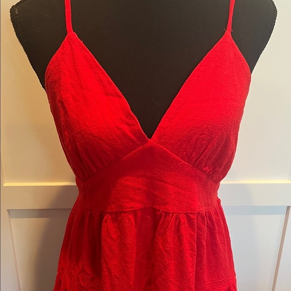 Monteau Vibrant Red Mini Dress - Picture 3 of 7